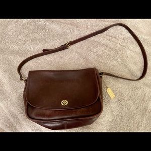 Coach Vintage Dark Brown Leather Purse